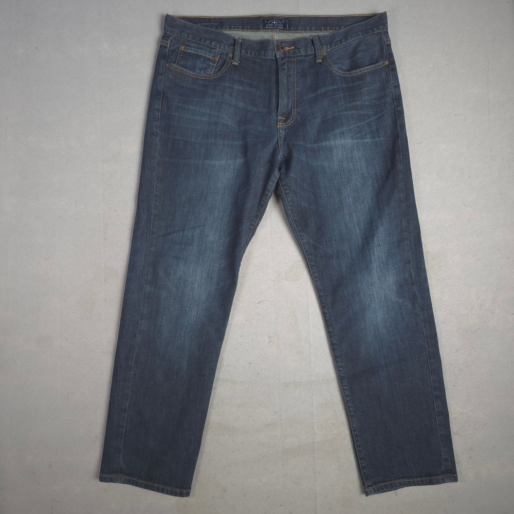 Lucky Brand 221 Original Straight Jeans‎ Dark Wash Denim Mens W38 L30